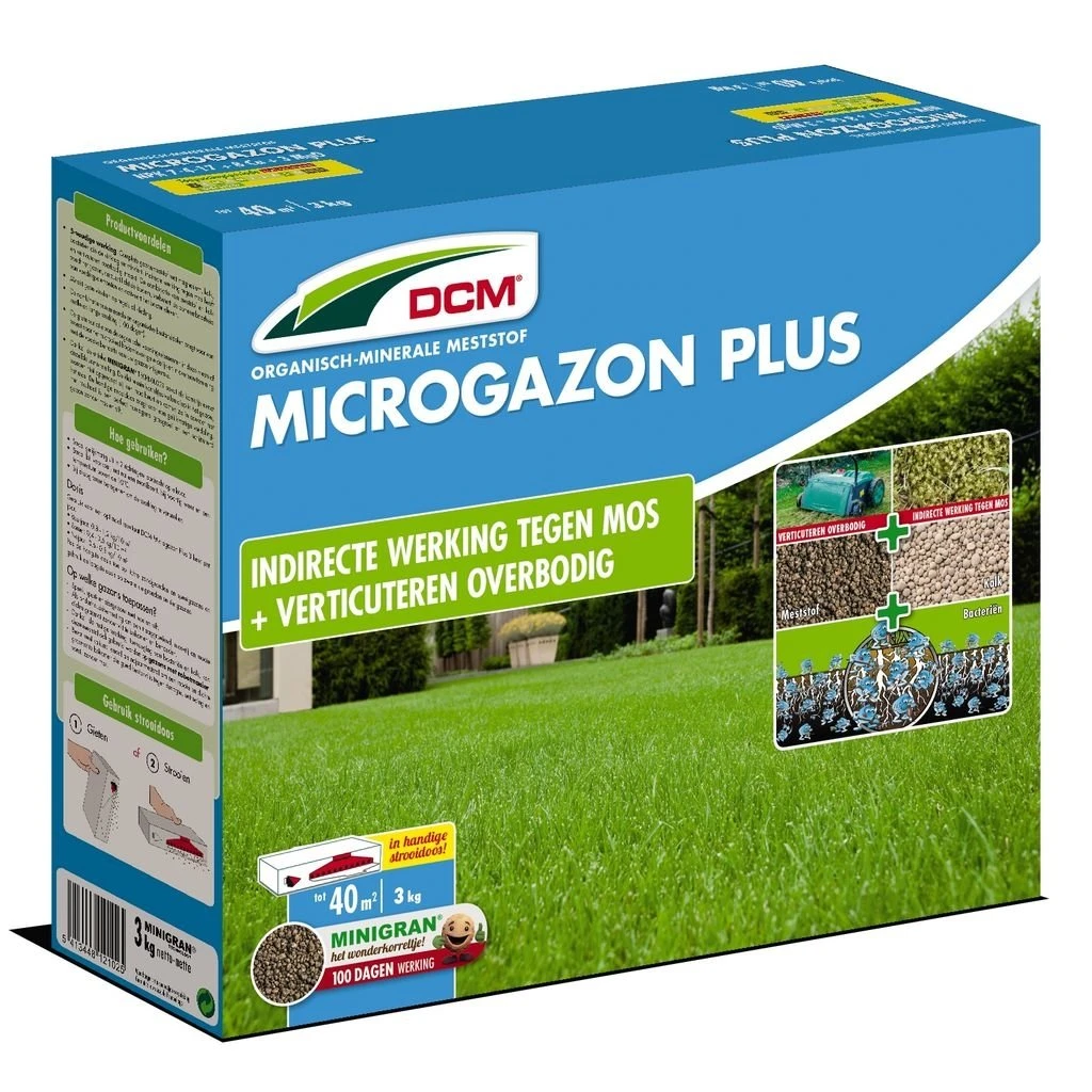 DCM Meststof Microgazon Plus (MG) (3kg) (SD) 3 DCM Meststof Microgazon Plus (MG) (3kg) (SD)