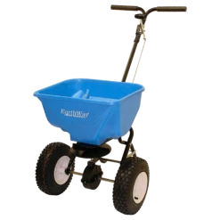Earthway 2130 Zout- Meststofstrooier Duwmodel 30 Liter - Blauw